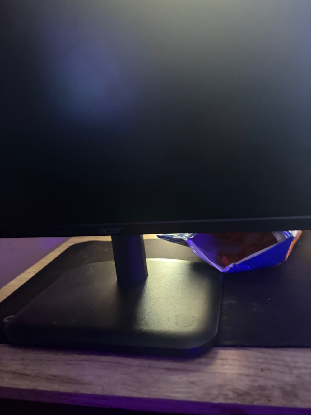 Acer Black Monitor with Matte Stand